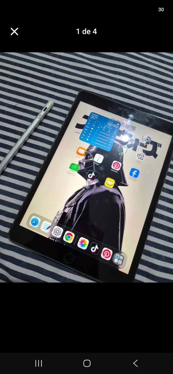 Ipad 8° geração 128gb cinza 