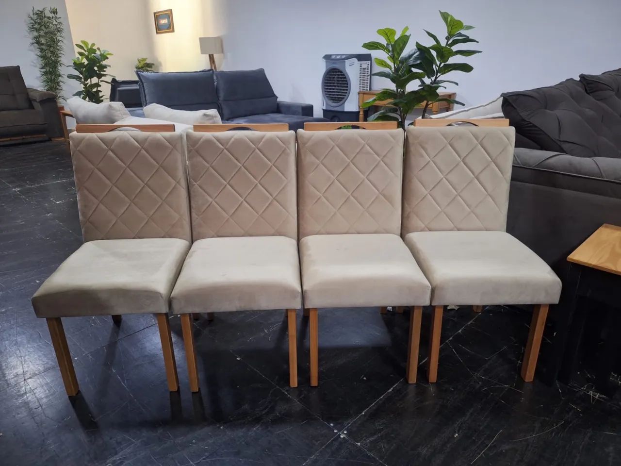 CONJUNTO DE CADEIRAS 100% MADEIRA - Foto 4