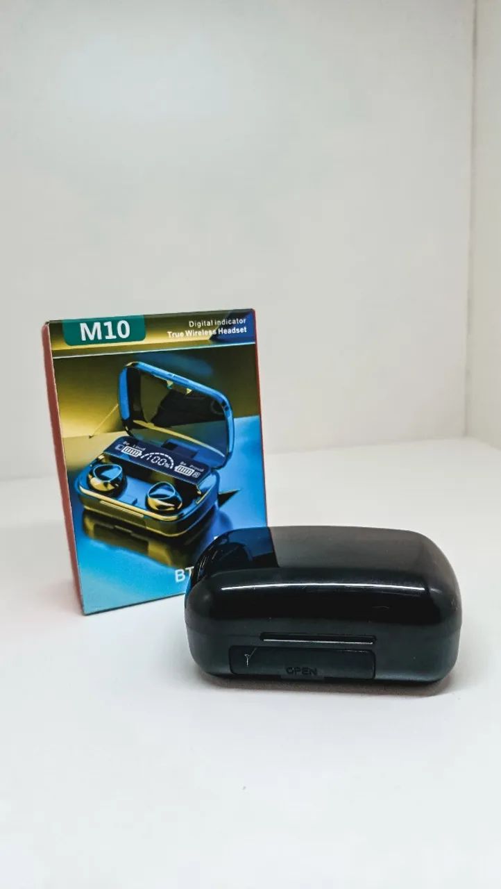 Fone Bluetooth TWS M10 Preto  - Foto 3