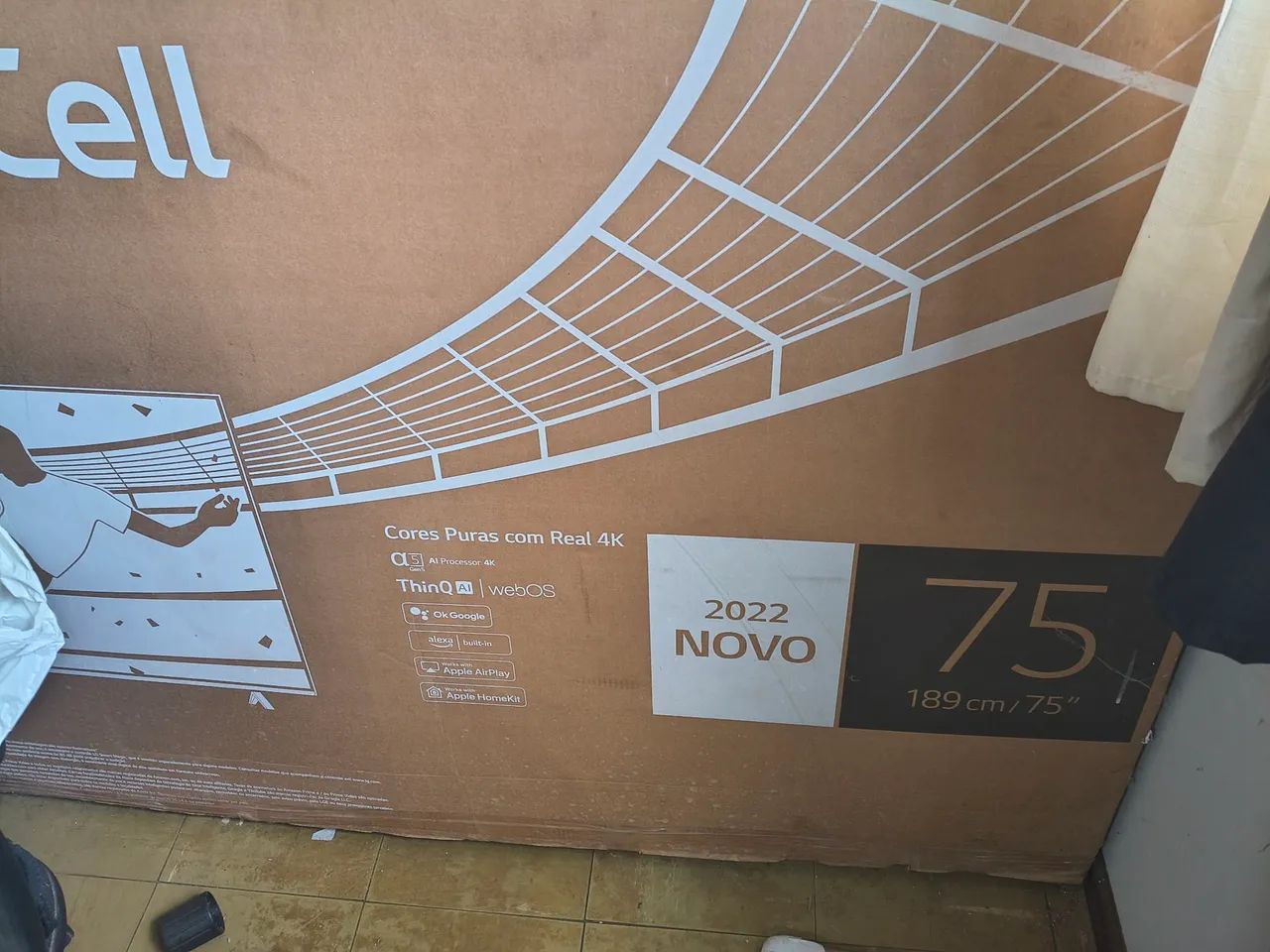 Tv LG 75 retirada de peças  - Foto 3