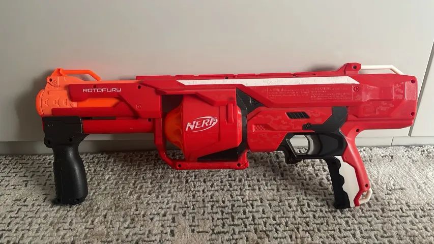 Nerf Mega RotoFury (Acompanha dardos Mega) - Foto 2