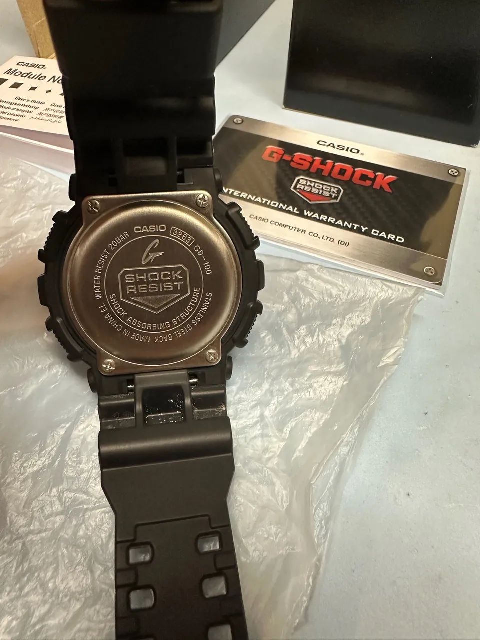 Relógio Casio G-shock Masculino Gd-100-1bdr Original - Foto 5