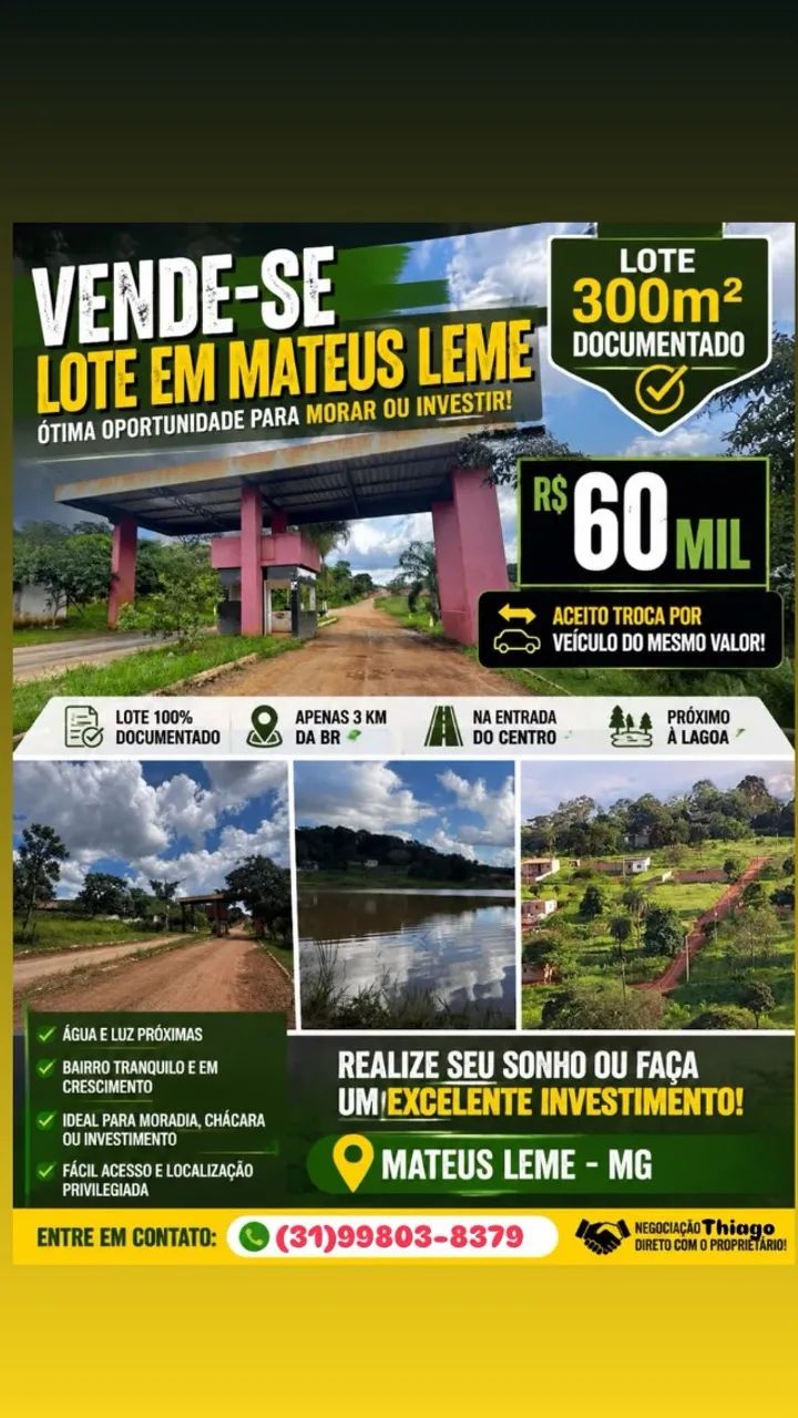 Lote 300² em Mateus leme (documentado) - Foto 3