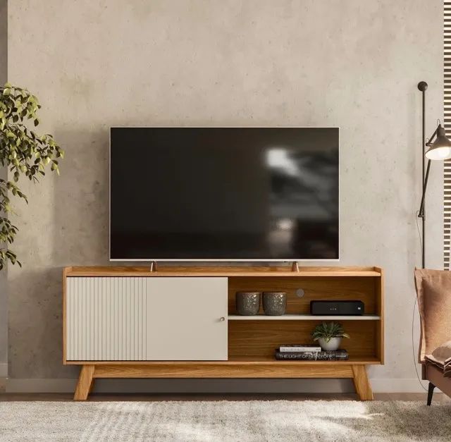 Rack Ferrara 160 Nature e Off White
