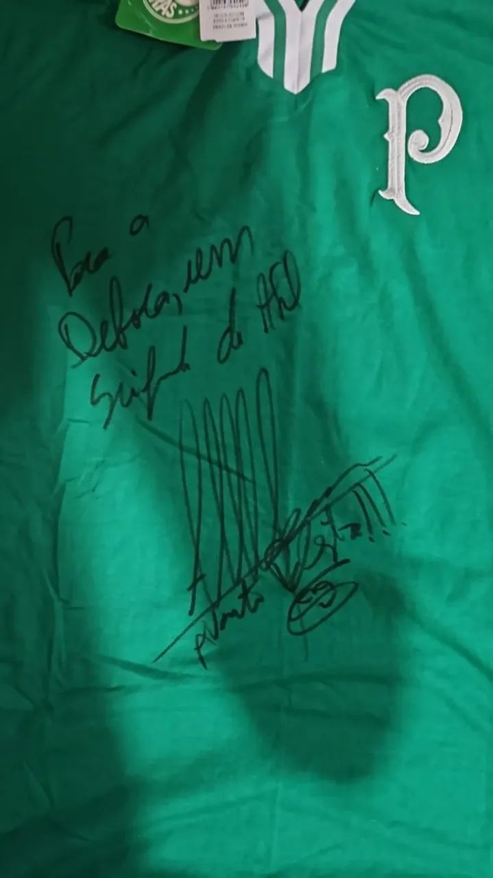 Camisa palmeiras autografada Abel ferreira  - Foto 3