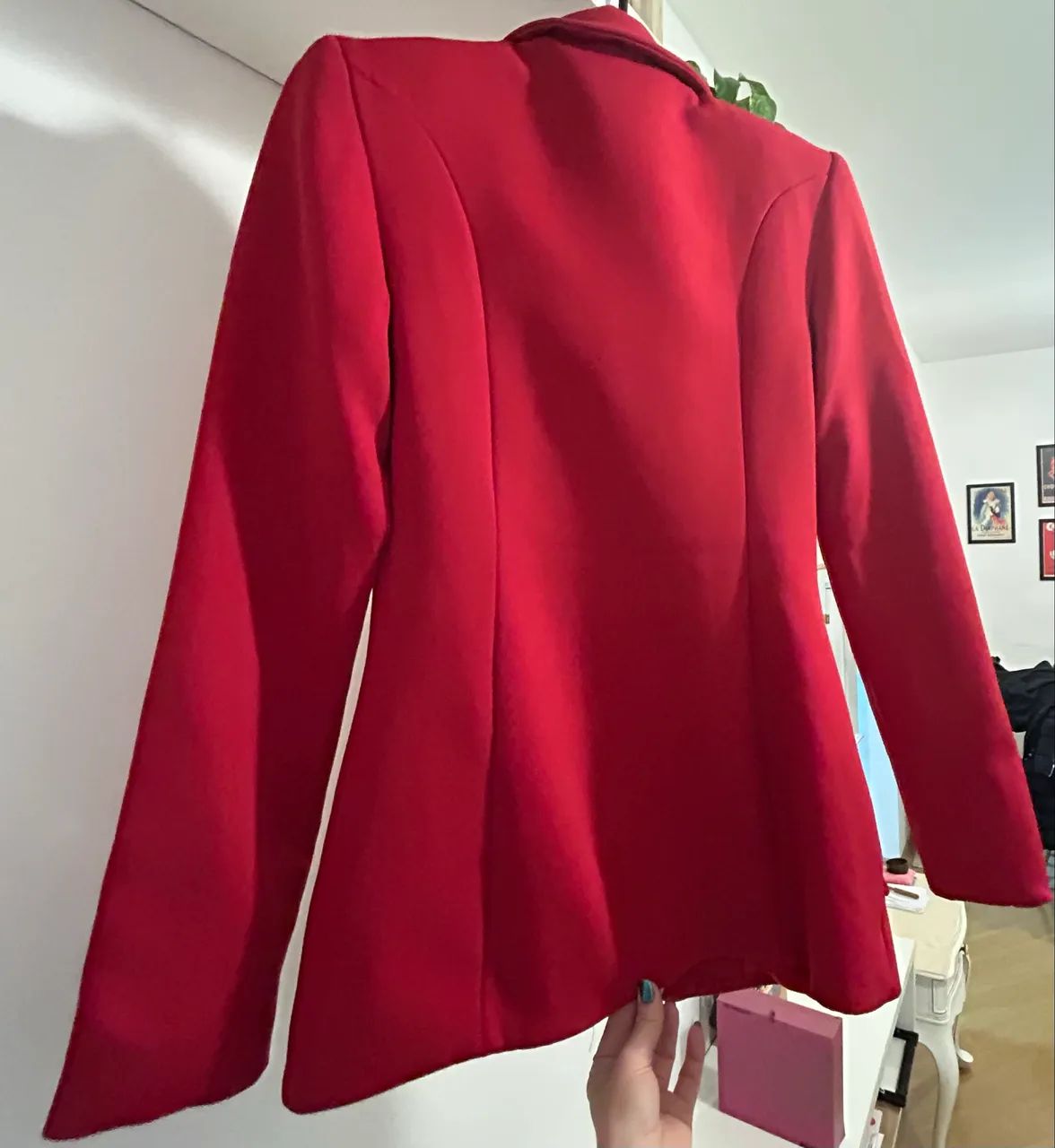 Blazer Tufi Duek vermelho PP. - Foto 5