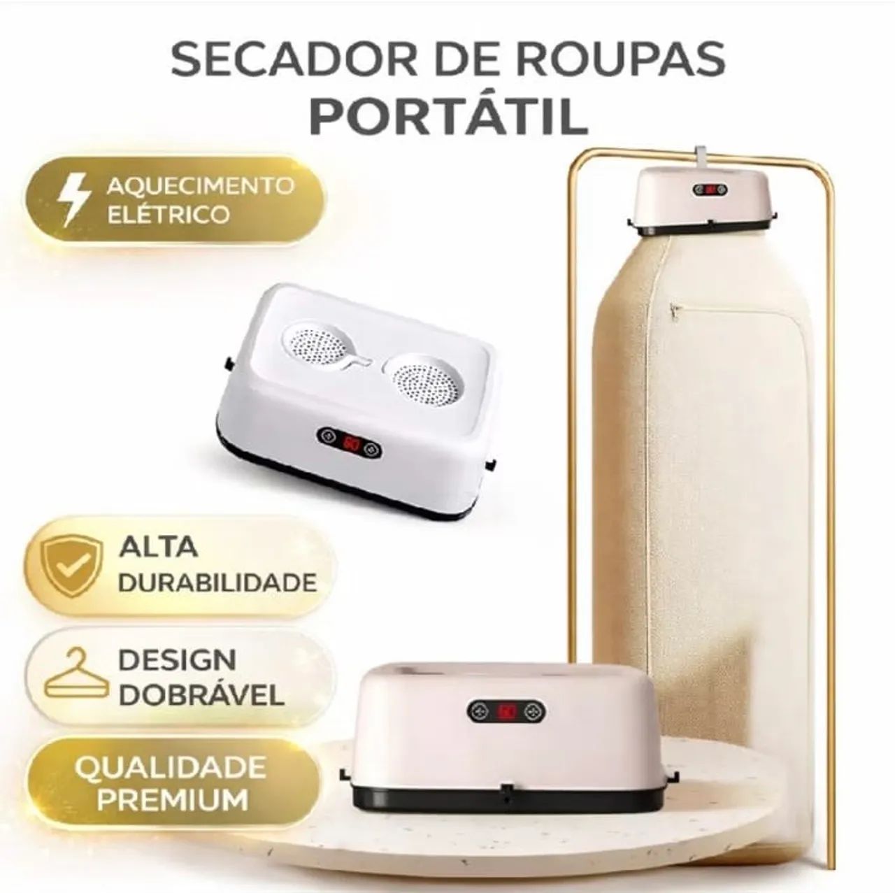 Secadora de roupas portátil 
