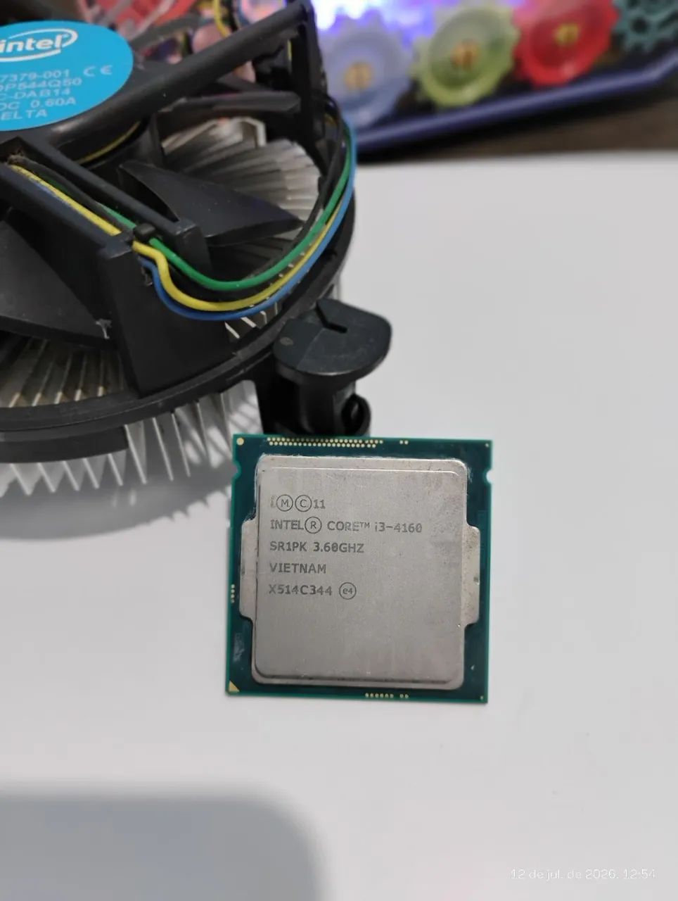 Processador Intel core I3 4160 - 3.6ghz, 2/4 Socket 1150 + Cooler Intel. - Foto 2