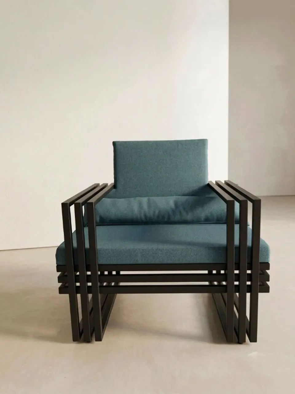 Sofá Área Externa 2 E 1 Lugares Com Mesa De Centro - Foto 5