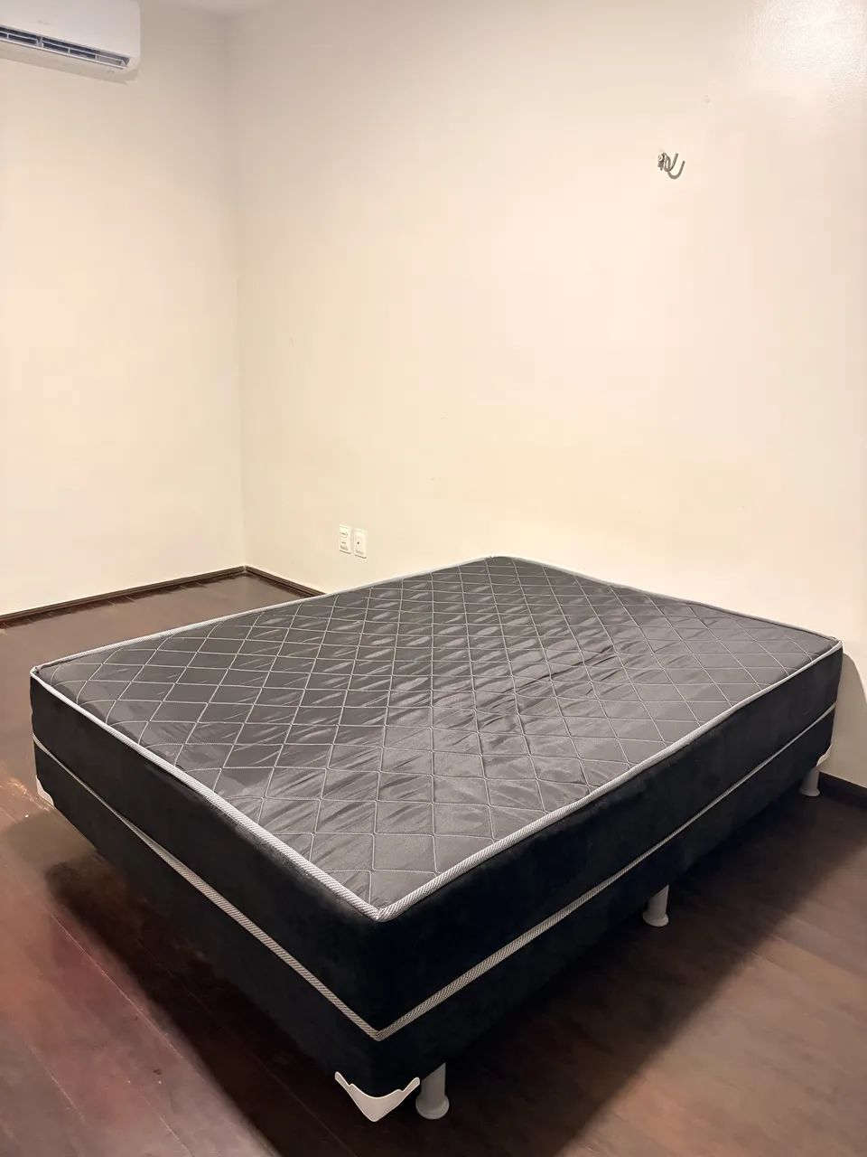 Cama Box Casal Completa - Preta - Foto 4