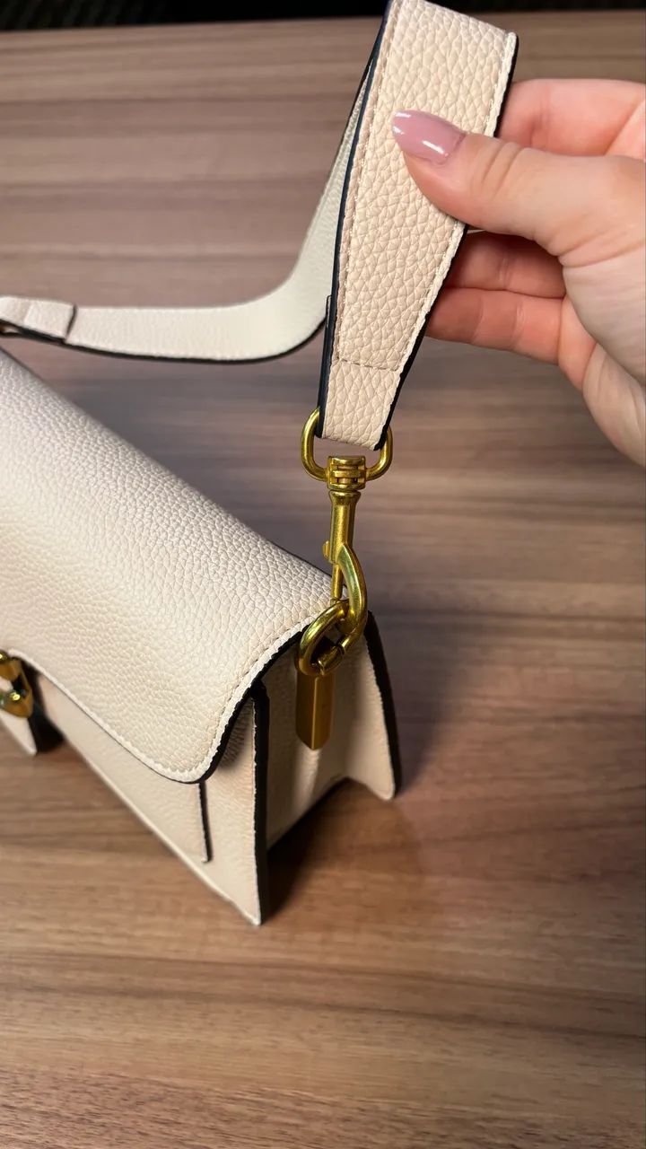 Bolsa Feminina Coa Premium Off White - Foto 3