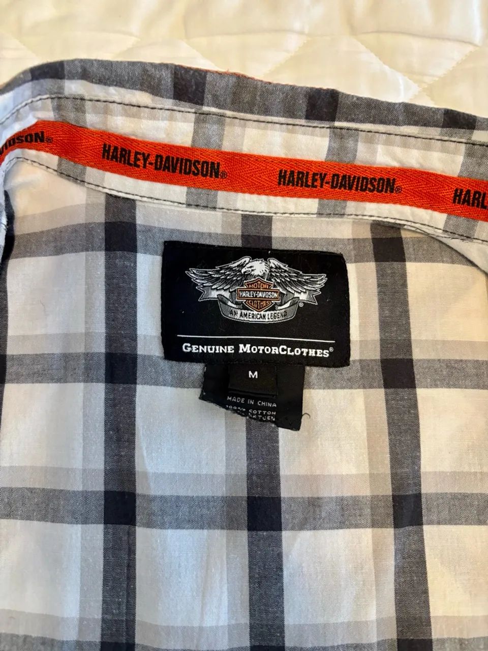 Camisa original HD masculina M xadrez  - Foto 3
