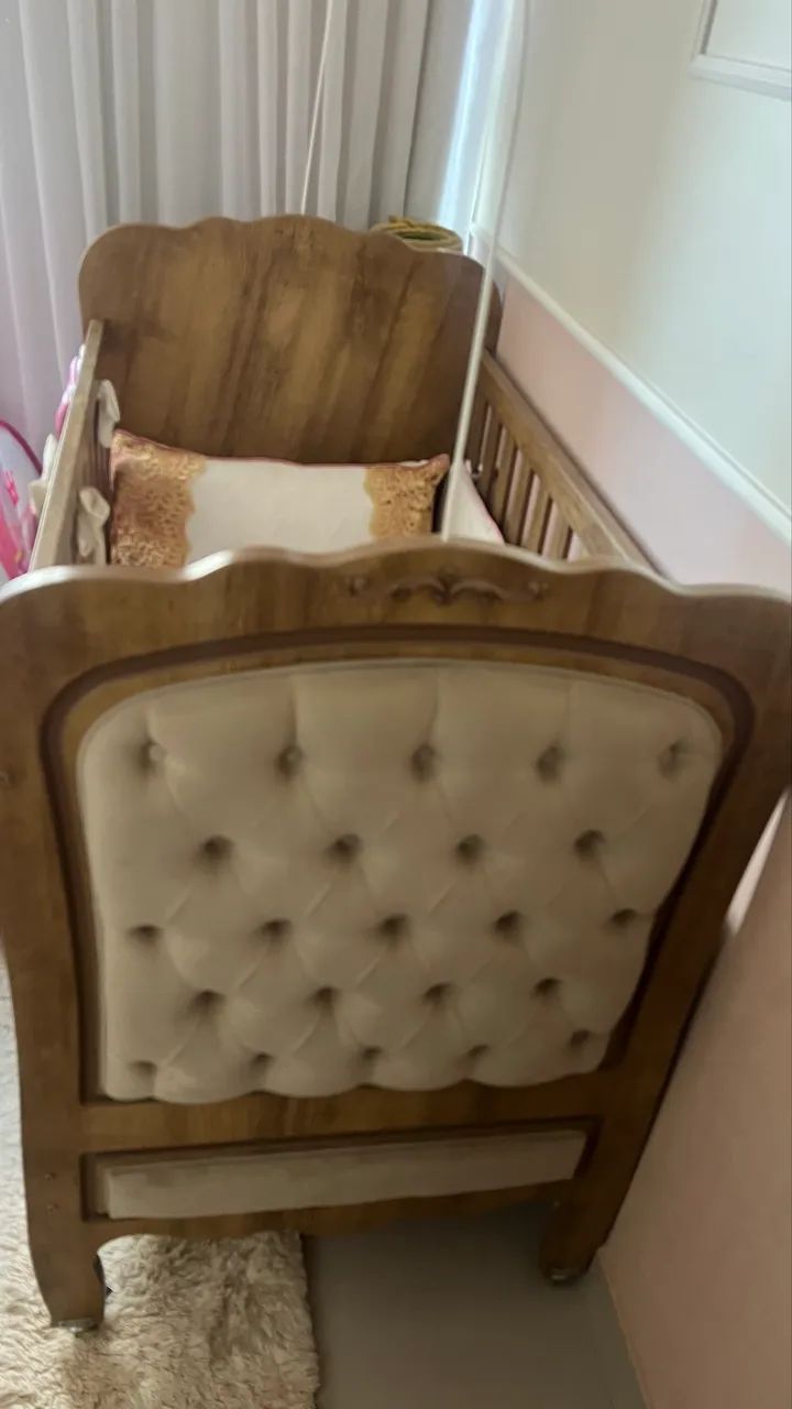 BERÇO PROVENÇAL LUXO 3 EM 1 COM COLCHÃO ORTOBOM ? - Foto 2