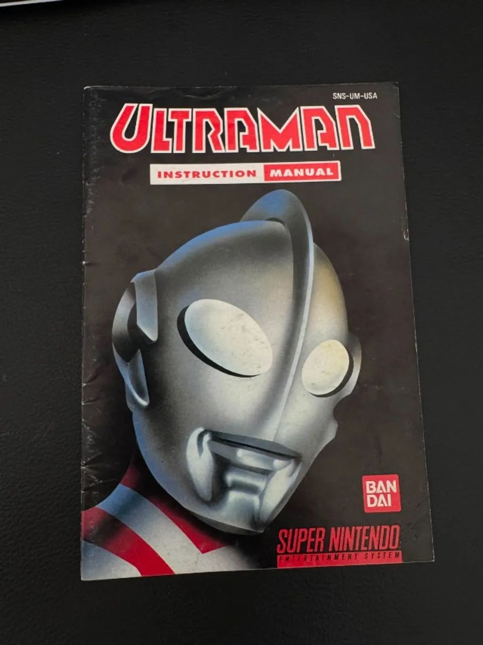 Manual Ultraman Super Nintendo Original