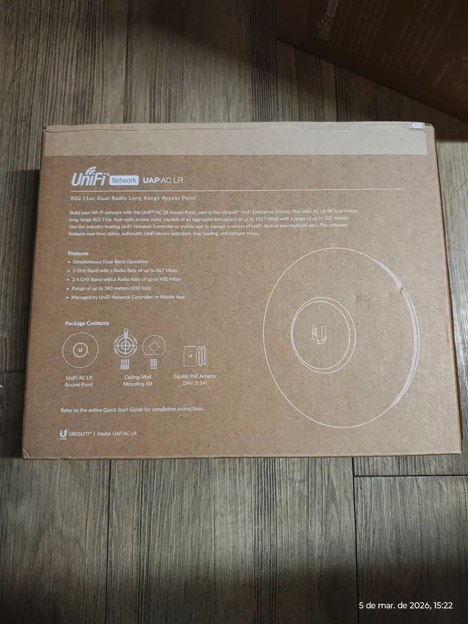 Unifi AC LR Lacrado e com Fonte  - Foto 3