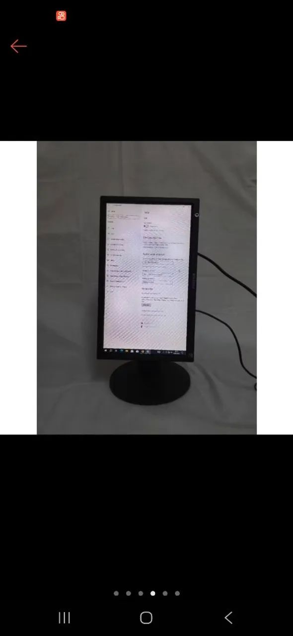 Monitor Positivo 19 Polegadas - (COM PEQUENO RISCO)- 19eb13pw Preto 127/220v - Foto 4