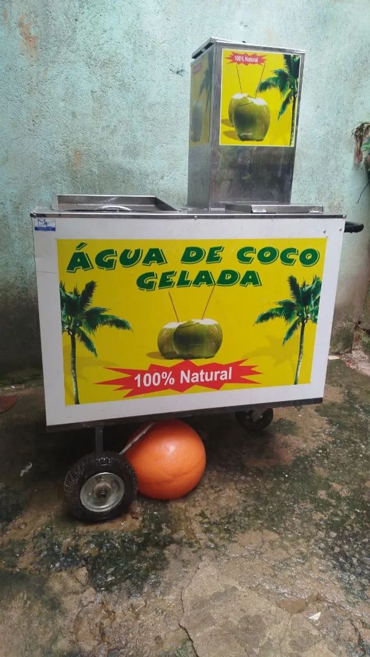 Carrinho de água de coco  - Foto 3