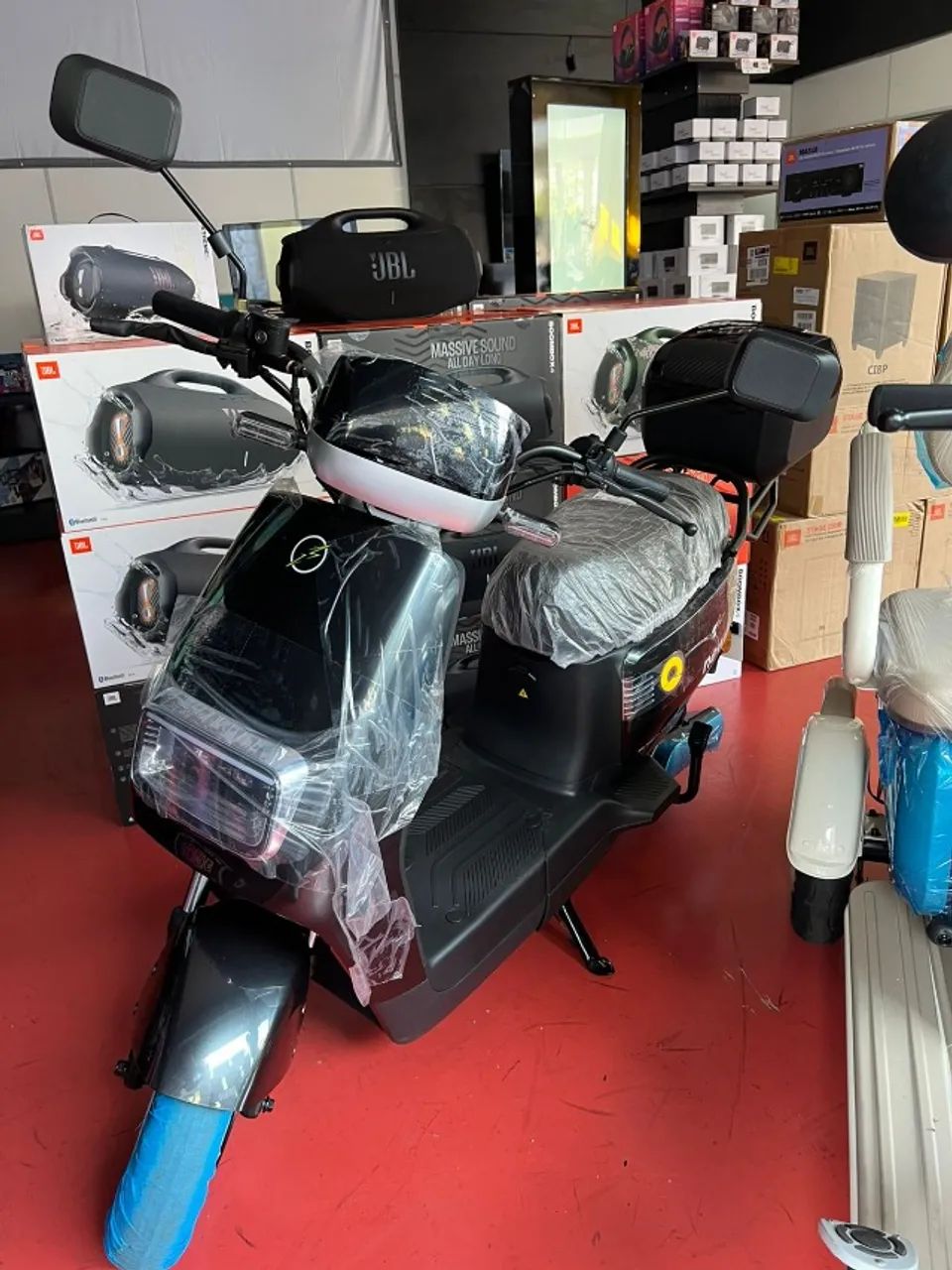 SCOOTER ELÉTRICA B3 1000W - VERDE E PRETO | NEW E-BIKE