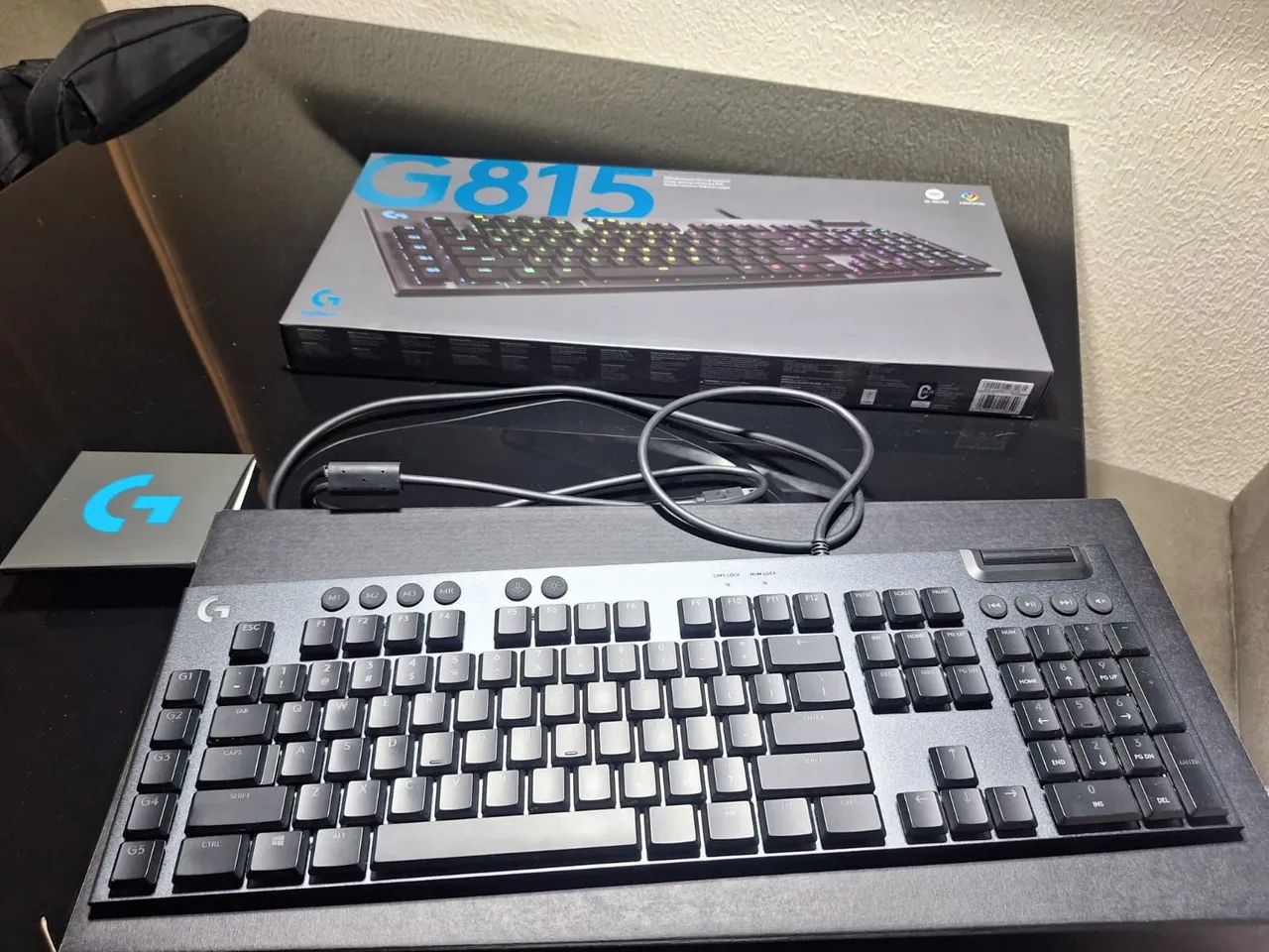Teclado gamer logitech g815 rgb lightsync