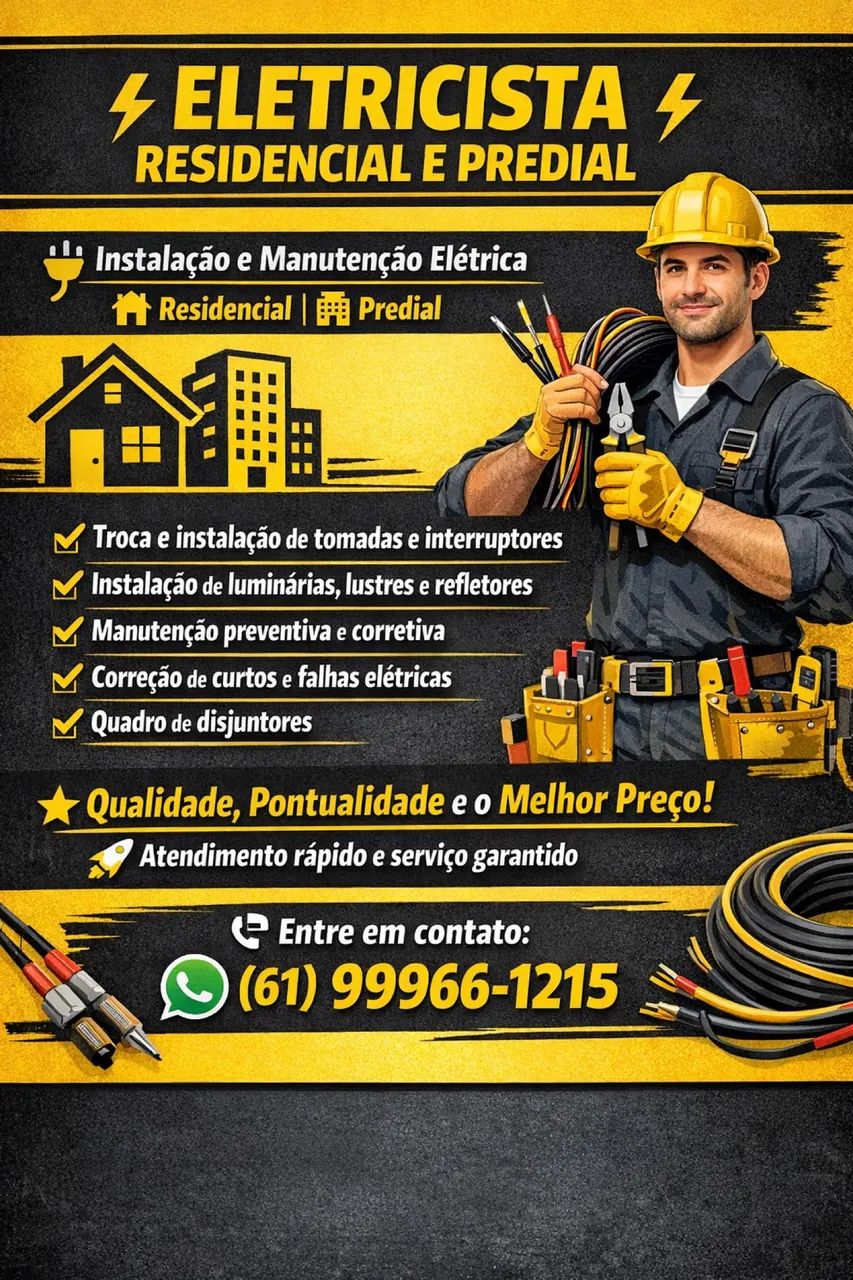 Eletricista residencial e predial 