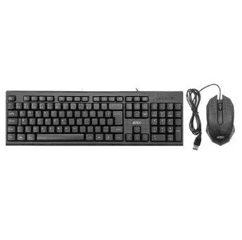 KIT TECLADO E MOUSE OPTICO COM FIO AITEK AKT-E1713 - Foto 2
