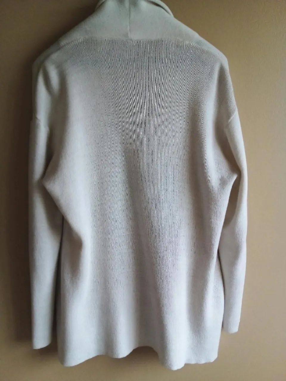 cardigan de lã branca - Foto 5