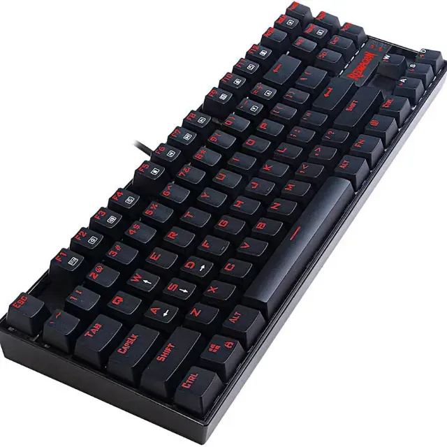 Teclado Gamer Redragon Kumara RGB Vermelho