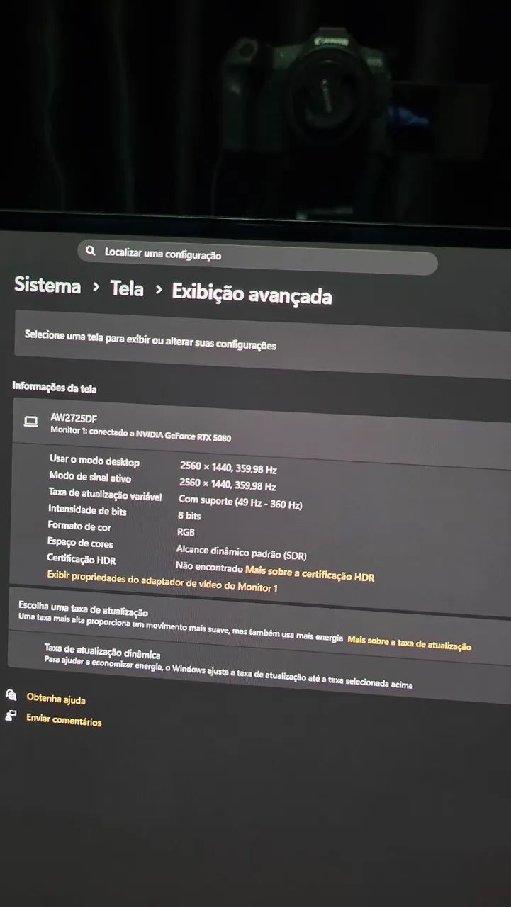 Monitor Alienware OLED 360hz 27" AW2725DF - Foto 3