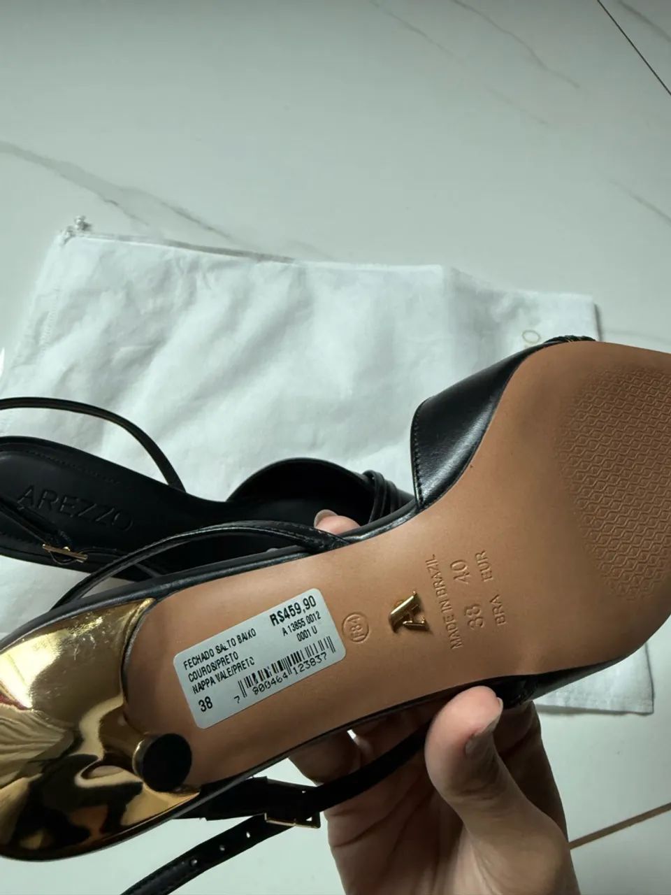sapato sling back Arezzo - Foto 3