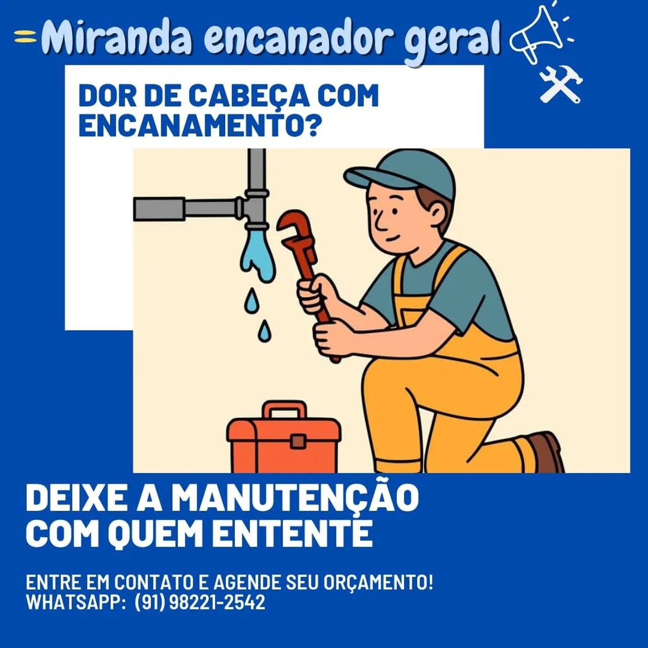 SERVIÇOS HIDRÁULICOS EM GERAL 