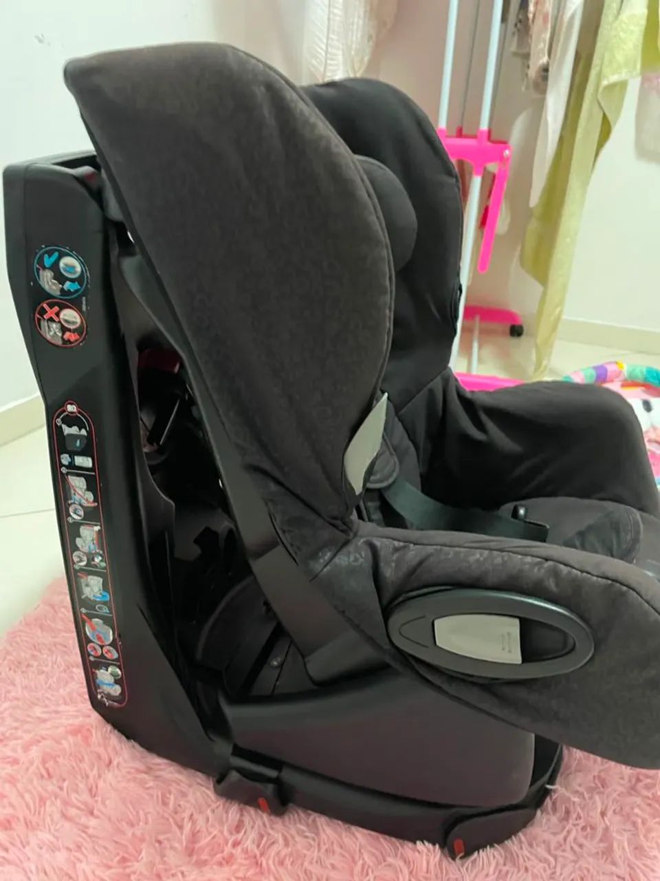 Cadeirinha 360 pra carro de bebê  - Foto 3