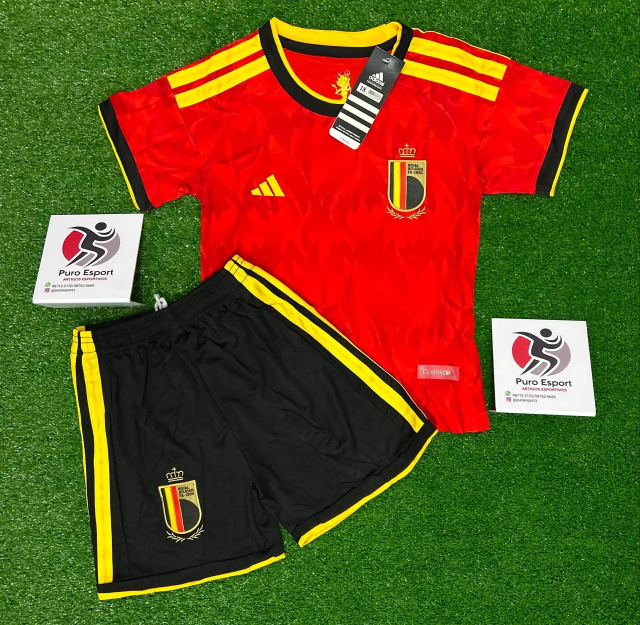Kit infantil da Bélgica 