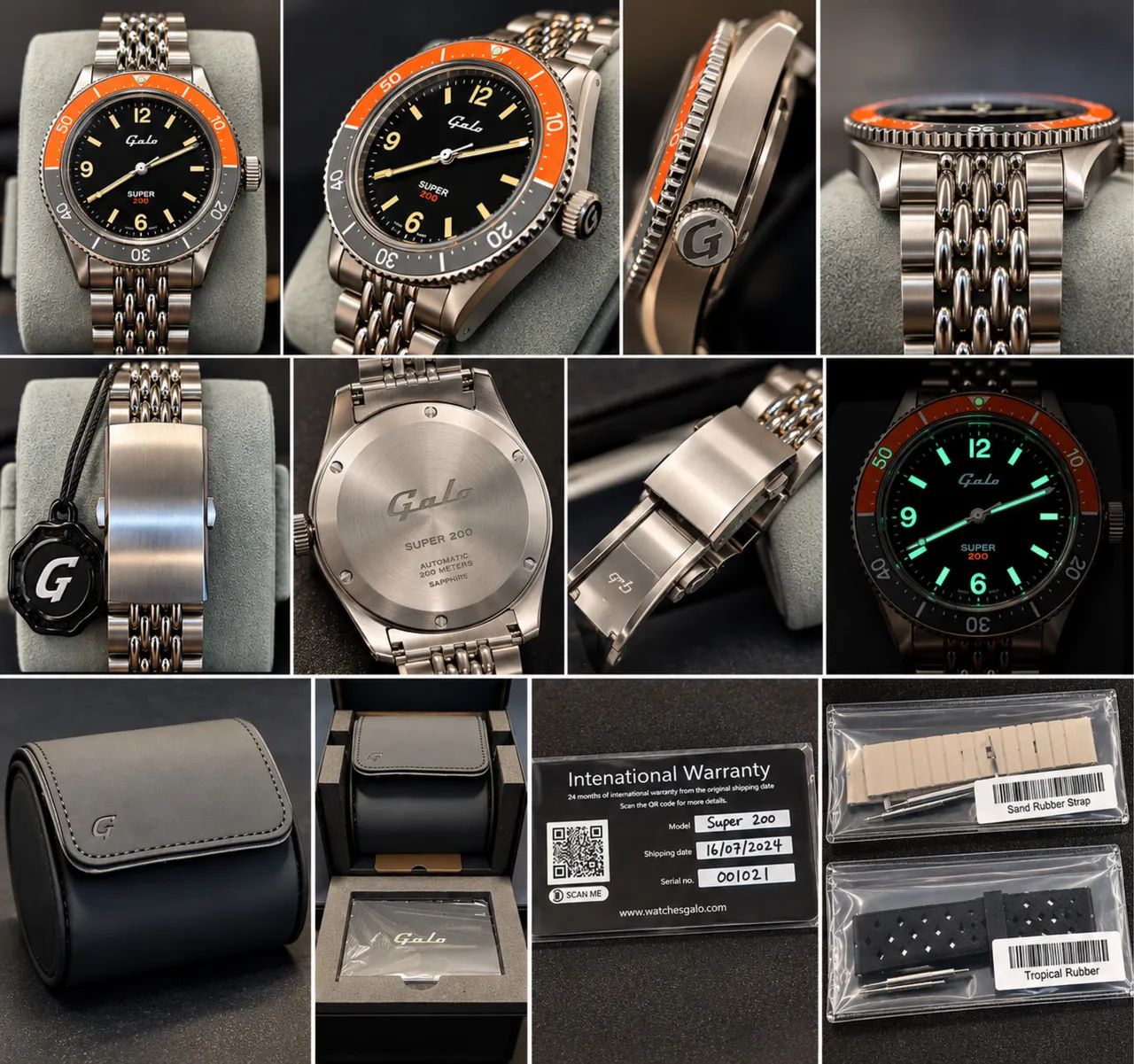 Galo Super 200 Automatic - Full Set + 2 Pulseiras - Novo - Foto 5