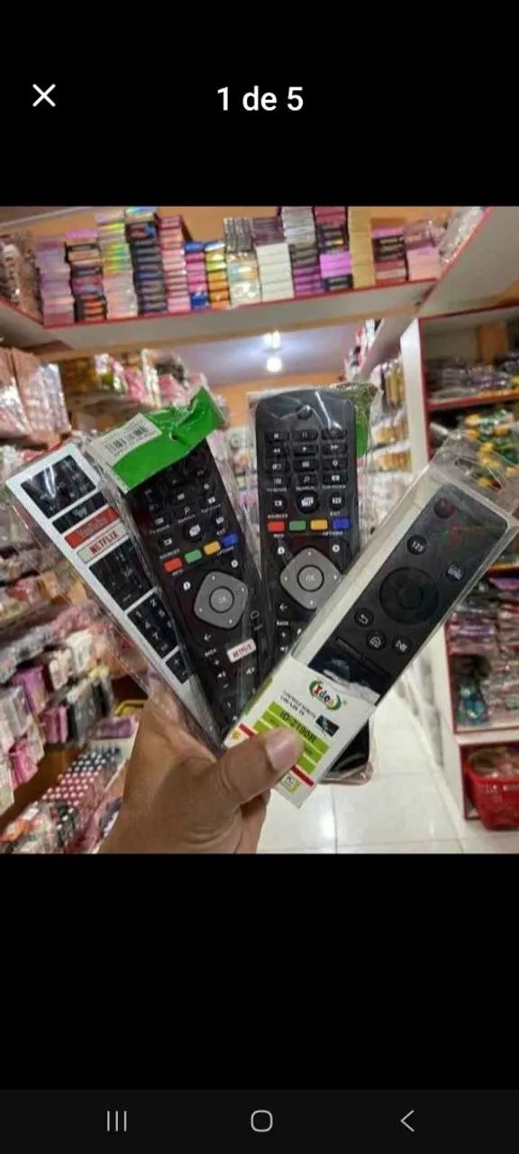 Controle de tv smart