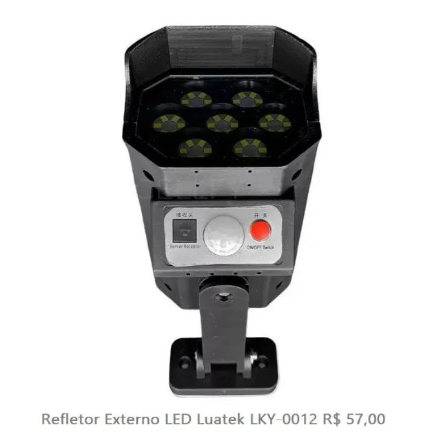Refletor Externo LED Luatek LKY-0012 - Foto 3