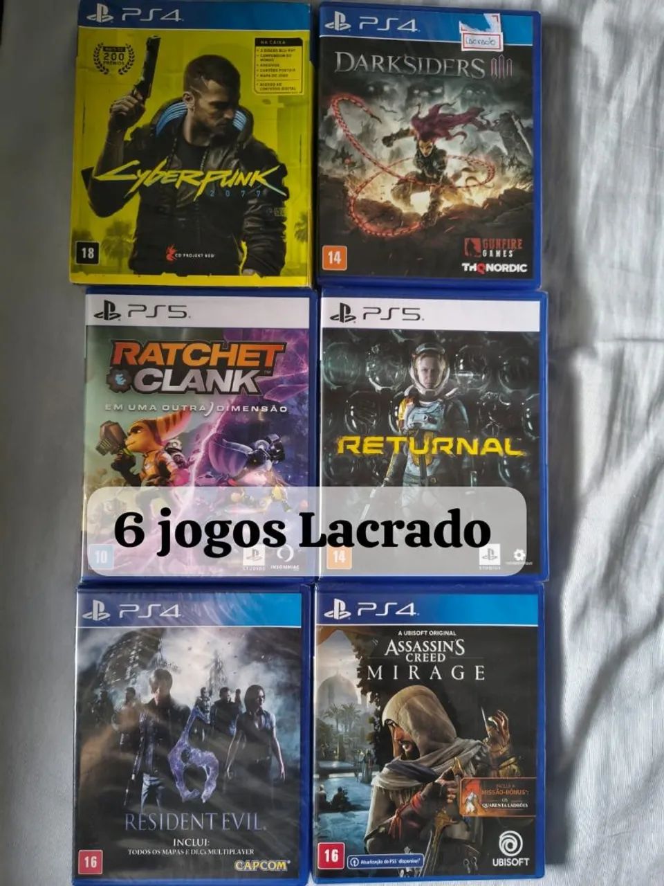 Lote de Jogos de PS4 e PS5. - Foto 2