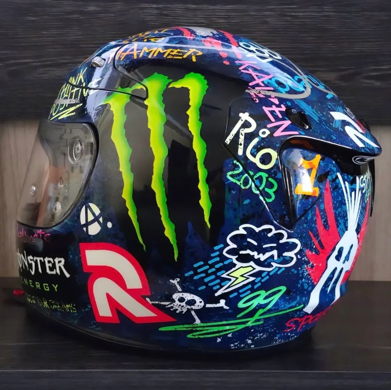 Capacete Hjc Rpha 10 Lorenzo - Foto 6
