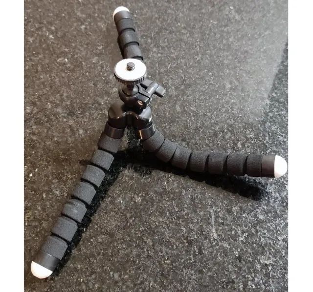 Mini tripé flexível para celular ou câmera - I2GO - Foto 5