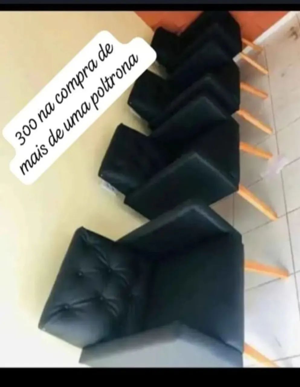 Poltronas em tecido suede,300 na compra de mais de uma poltrona,contato * - Foto 3