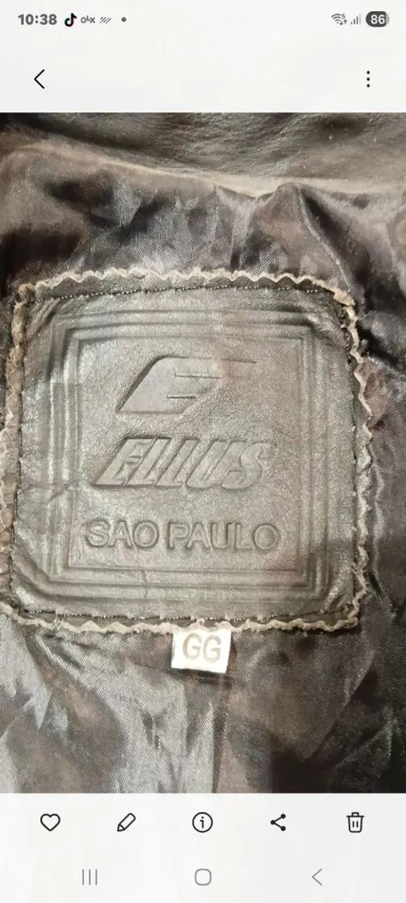 Jaqueta de couro legítimo  - Foto 2