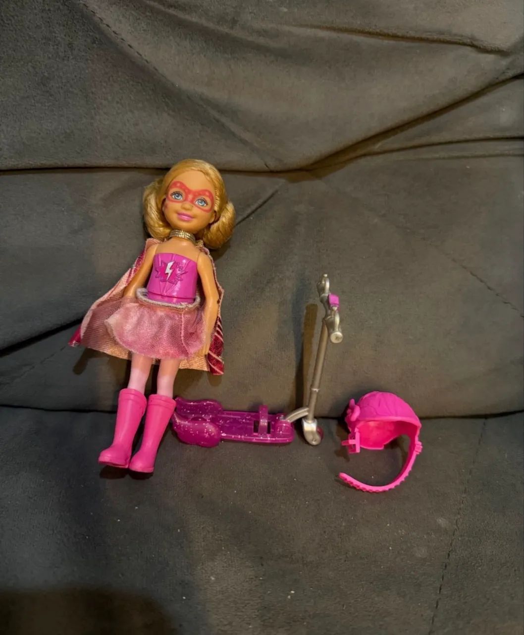 boneca chelsea barbie super princesa - Foto 5