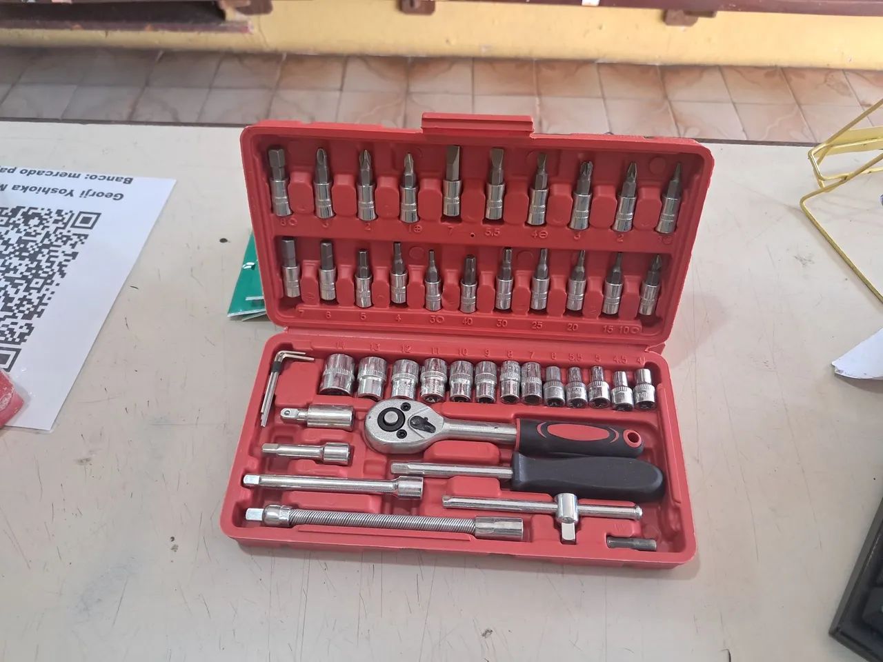 Caixa de ferramentas 46 peças