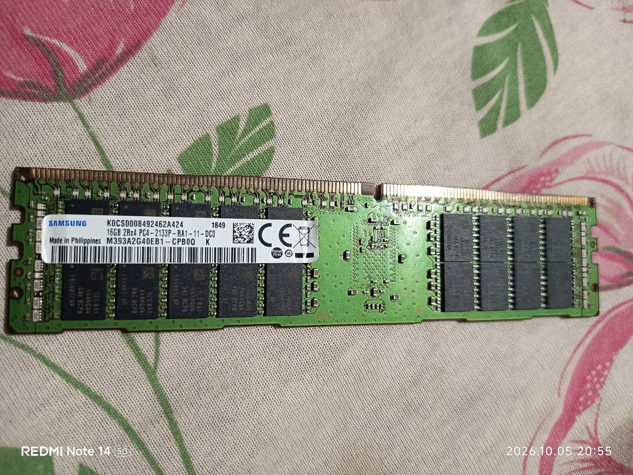 MEMORIA RAM DDR4 ECC REG