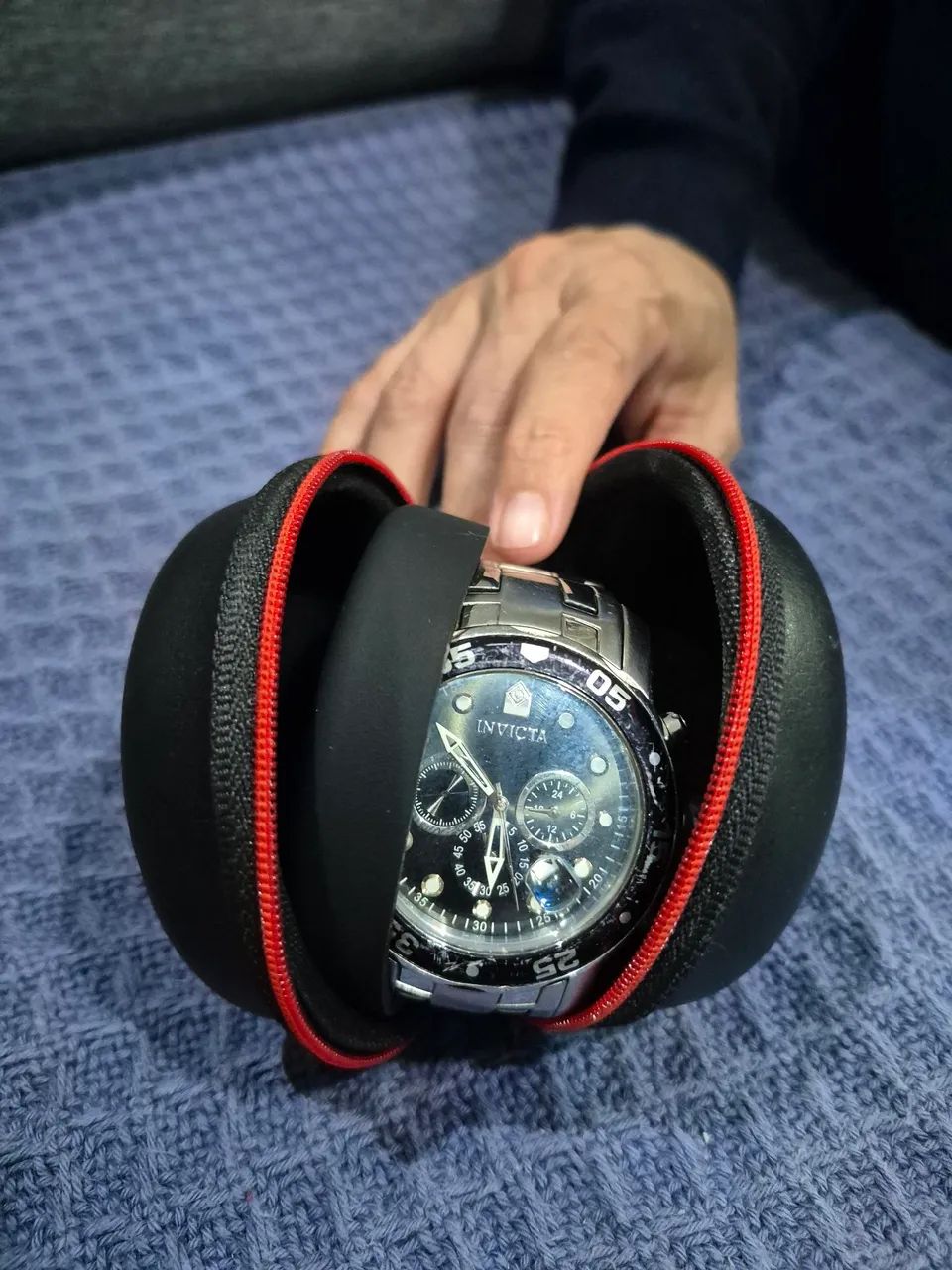 Relógio Invicta Pro Diver Cronógrafo caixa de aço, original (Preço de Desapego) - Foto 2