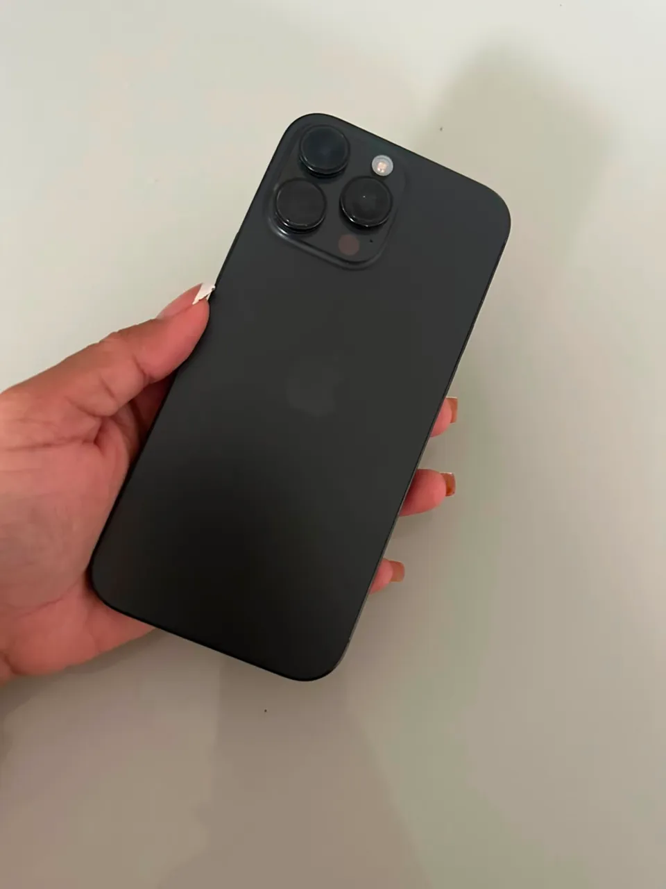Iphone 16 pro max 256gb bateria com carga máxima 91% 455 ciclos
