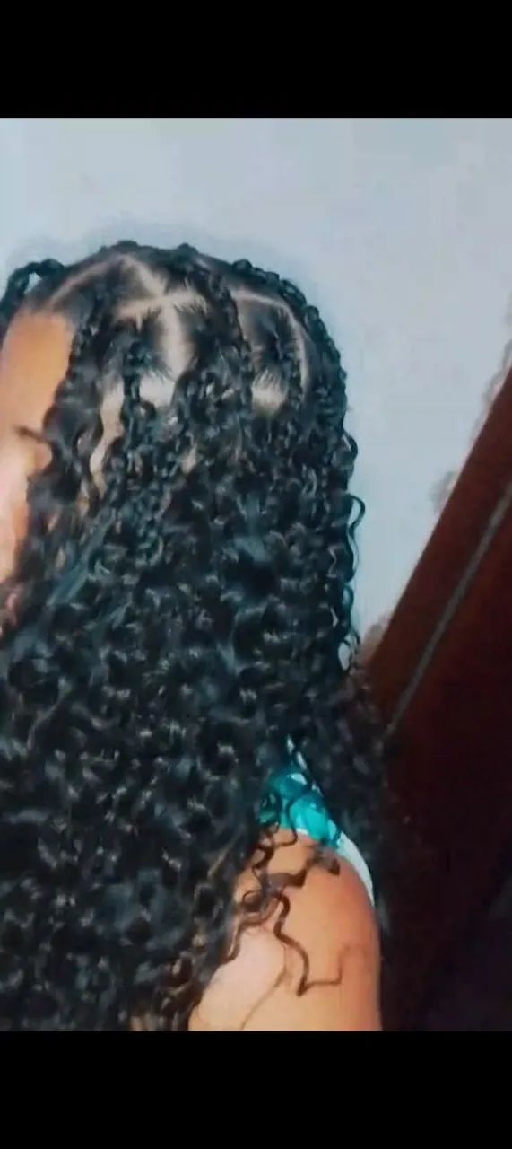 Tranças nagô, bro breid , tranças com Jumbo, trança mina - Foto 2