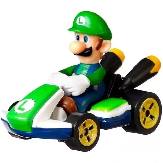 Hot Wheels Mario Kart Luigi Standard Kart - Foto 3