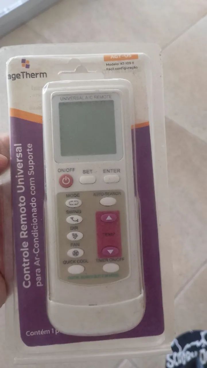 Controle universal ar-condicionado 
