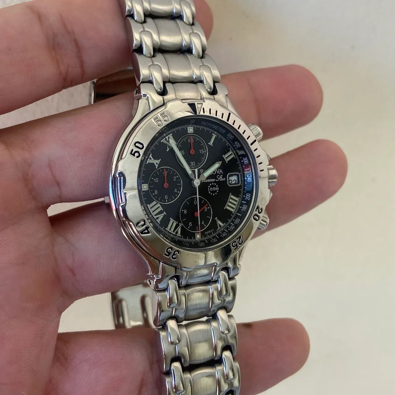 Relógio Bulova aço cronógrafo original  - Foto 3