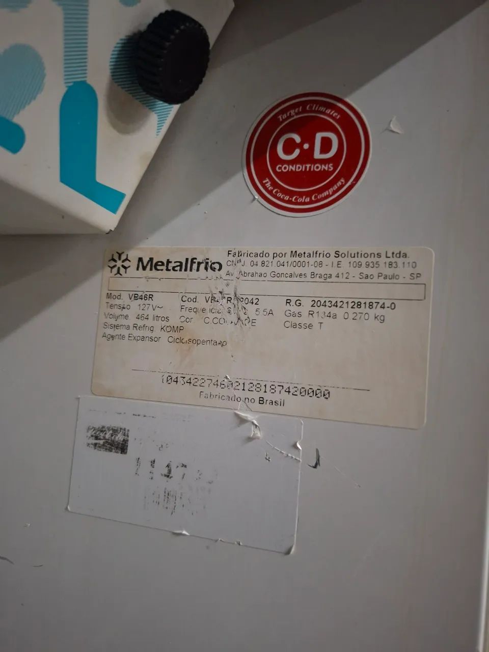 Freezer expositor 470 litros em perfeito funcionamento  - Foto 5